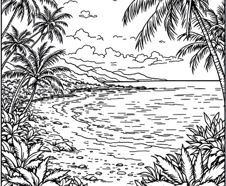 大人も楽しめる塗り絵を作っています 自由気ままに大人も楽しめる塗り絵を作成しております✨ イメージ2