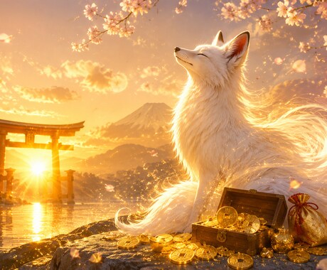 天狐の導きで金運を開きます あなたの未来に豊かさを招く、神秘の占いヒーリング イメージ2