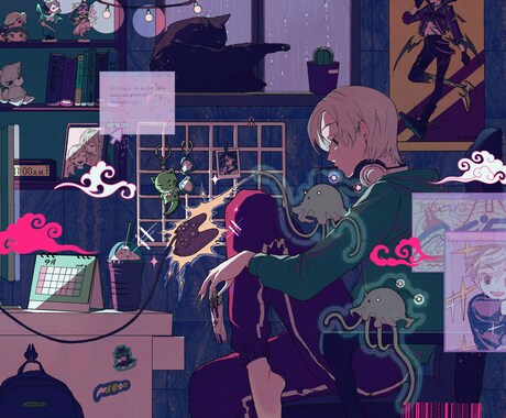 イラスト制作承ります アイコン・立ち絵・一枚絵・サムネ制作など イメージ2