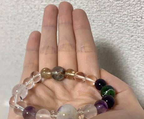 天然石ブレスレットを修理、またはリメイクします お家にあるお気に入りの石を使って石を追加してのリメイクが可能 イメージ2
