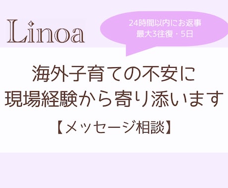 海外子育ての不安に現場経験から寄り添います バイリンガル環境や発達の様々なお悩みに　最大3往復・5日 イメージ1