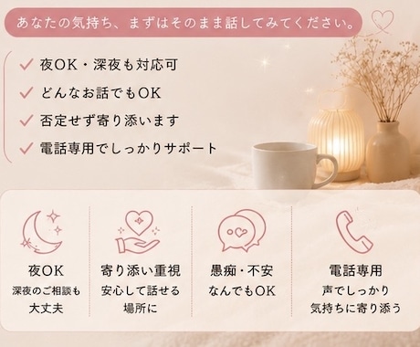 お試し★深夜帯もお気軽にお電話お待ちしております 恋愛 複雑恋愛 人間関係 職場関係 夕方～深夜OK！！ イメージ2
