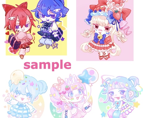 イラスト描きます アイコン・キャラシートにおすすめです イメージ1