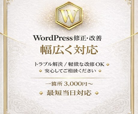 ホームページ Webサイトのトラブル解決します イメージ1