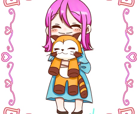 トレス素材使用でイラスト描きます どんなに2枚目以上でお得に❣️ イメージ2