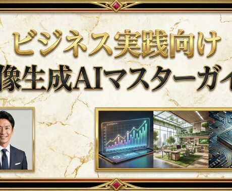 ビジネス実践向け画像生成AIマスターガイド教えます 外資系コンサル×AIクリエイティブのプロが教える実践的活用法 イメージ1