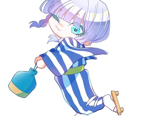 配信用やSD、アイコン向けイラスト依頼描きます 2~3等身のアニメ塗りのミニキャラを描きます イメージ2
