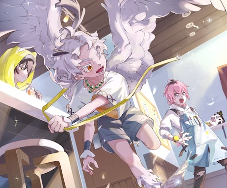 1枚絵や立ち絵など魅力あるキャラクターを描きます イメージ1