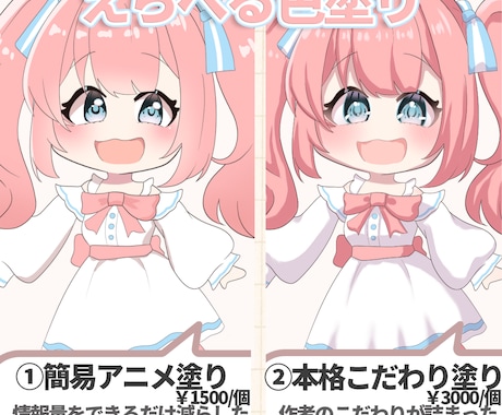商用利用可！もちもちなミニキャラスタンプ作成します メンバーシップやサブスク特典に最適なイラストです イメージ2