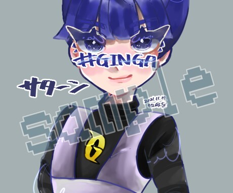 SNSなどのイラストアイコン描きます レトロポップな個性溢れるイラストを描きます！！ イメージ2
