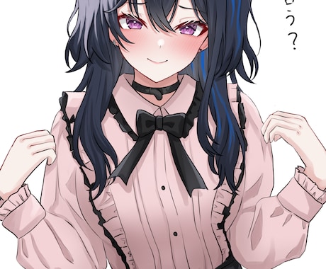 女の子のイラストを制作します 女性キャラクターのイラスト制作をします。 イメージ1
