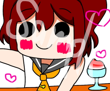 キャラクターのペア画アイコンかきます カップル･友達などペア画しませんか？？ イメージ2