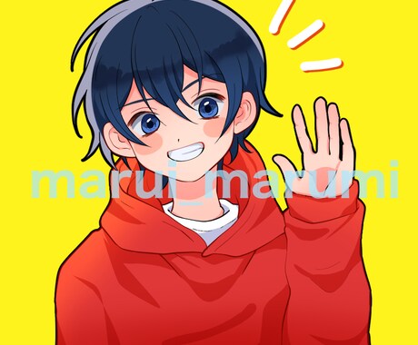 人物イラスト描きます SNSのアイコンや、配信サービスのサムネ等にオススメ！ イメージ2