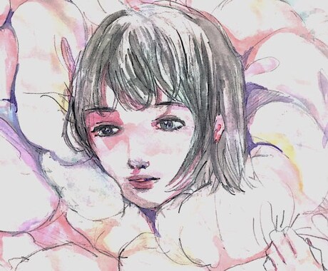 人物アイコン描きます アナログの線の温かみとデジタルのテイストが融合したイラスト イメージ2