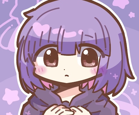 かわいい絵柄でSNSアイコン描きます 著作権譲渡、使用用途自由、商用利用可能 イメージ2