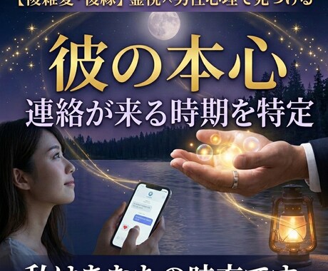 なんで既読無視？彼の本当の気持ちをお伝えします 同性だから視える「オトコの本音」と今後の展開を完全透視 イメージ1