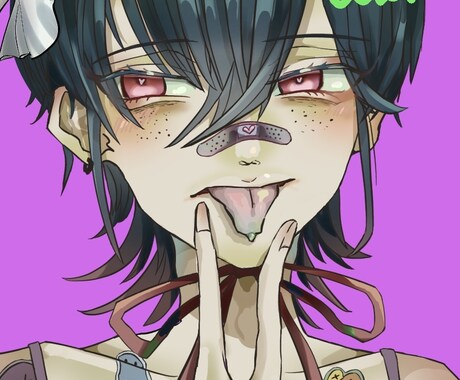 要件に応じたアイコンを作成します 可愛い女の子　かっこいい男の子　中世的な子描きます イメージ2