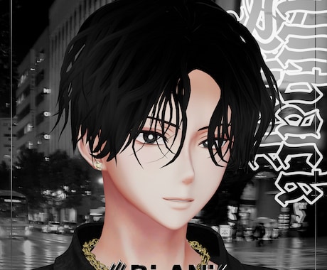 VRChat向け| メンズアバター用髪型作成します リアルでオリジナリティのある髪型で他のユーザーと差別化しよう イメージ2