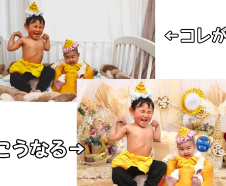 月齢フォト等！背景合成で写真の雰囲気を変えます 月齢フォトやEC、アーティスト写真に最適です！！！ イメージ2