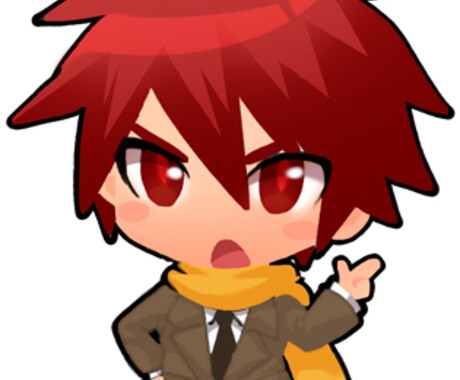SDちびキャラ絵（デフォルメ絵）描きます ＳＮＳサービスのアイコン・ゲーム素材・壁紙など用途は自由！ イメージ1