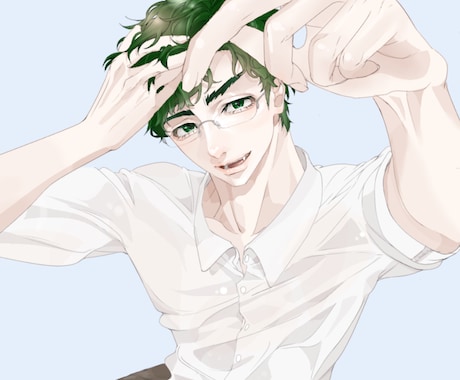 かっこいい男の子描きます かっこいい男の子イラストを皆様にお届けしたいです!!!! イメージ1