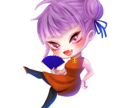ふんわり可愛いSDデフォルテキャライラスト描きます 商用利用OK！様々な用途でご使用いただけます。 イメージ2