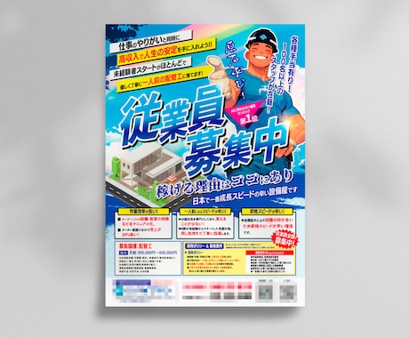 店舗・中小企業向け・応募が集まる求人広告を作ります プロ品質・スピード対応◇目に留まる求人広告を作成いいたします イメージ2