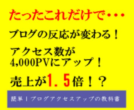 ブログ（アメブロ）のアクセスアップの方法教えます ブログアクセスアップがなんと8倍に！？このノウハウが凄い！！ イメージ2