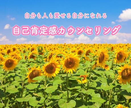 自己肯定感が自然に高まるカウンセリングをします 自己肯定感を高めたいあなたが、簡単に変われるきっかけづくり イメージ1