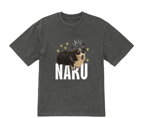 うちの子（ペット）のTシャツデザインします お気に入り写真がオシャレな服に変身！修正無制限！商用利用可！ イメージ2
