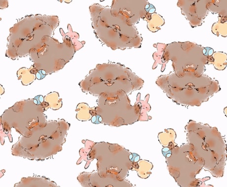 もふもふな動物イラスト作成致します ご自宅のペット、オリジナルキャラクター、他対応可能です イメージ2