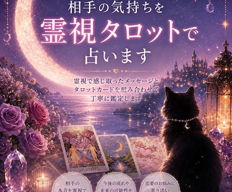 相手の気持ちをタロットで占います あの人の本音や今後の流れを丁寧に鑑定します。 イメージ1
