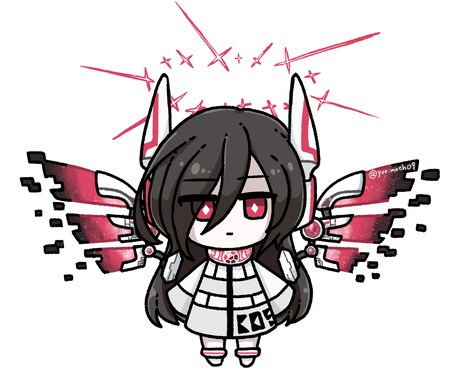 ミニキャライラストお作りします SNS等のアイコンにもご使用いただけます イメージ1