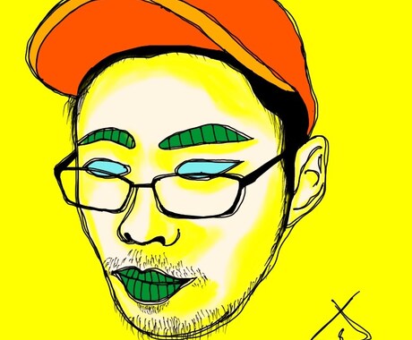 POPな似顔絵　描きます イメージ1