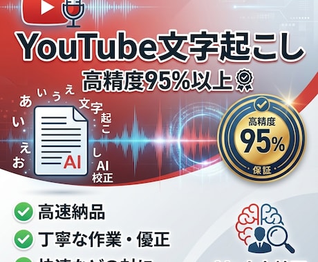 動画/音声の文字起こし、動画編集を承ります 文字起こし/動画編集などのサービスを出品しています。 イメージ1