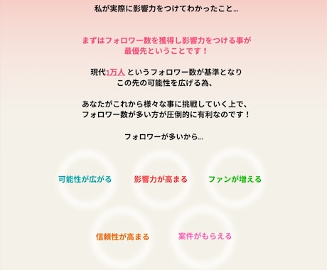現代インフルエンサー監修⭐️インスタ運用代行します 購入一切なし/フォロワー増加特化型/影響力・集客率UP！ イメージ2