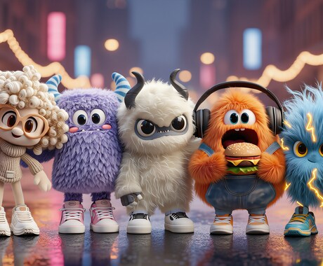 オリジナル怪獣キャラクターを作成します SNSで映える唯一無二の怪獣キャラ制作 イメージ2