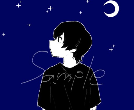 SNSアイコン・イメージ画像描きます SNSのアイコン.配信のイメージキャラクターのイラストなどに イメージ2