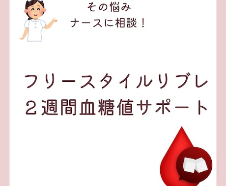 リブレ装着中の血糖値コントロールをサポートします リブレの使い方、読み方、血糖コントロール法が学べる☆ イメージ1