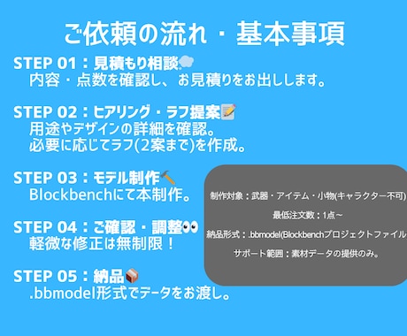 マインクラフト用オリジナル3Dモデル制作します 【Java/Bedrock/Mod対応】 イメージ2