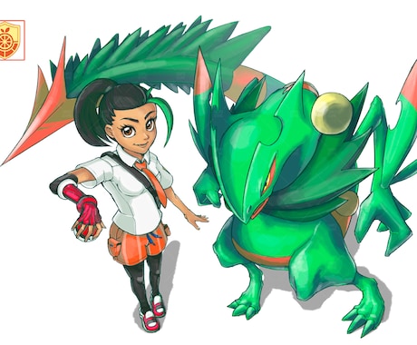 圧倒的手描き感！！目を引くキャラクター描きます 手描き感のあるキャラクターを描かせていただきます。版権も可！ イメージ2