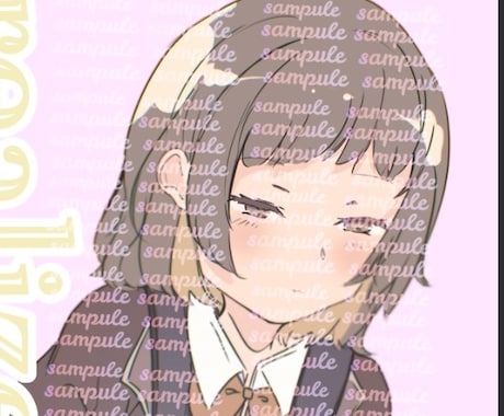 早期納期可能☆アバターイラスト制作できます ラフ修正は無限OK！次回リピート価格可能です！！ イメージ2