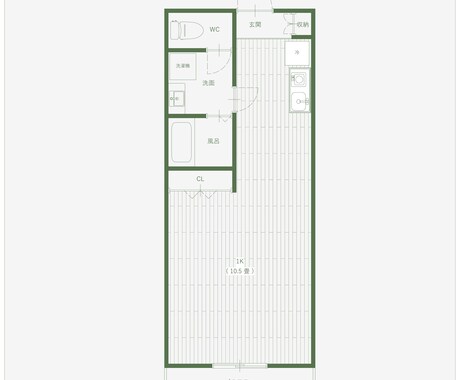 見やすいおしゃれな間取り図を作成します 手書き・写真・PDFから、分かりやすい間取り図に仕上げます イメージ2