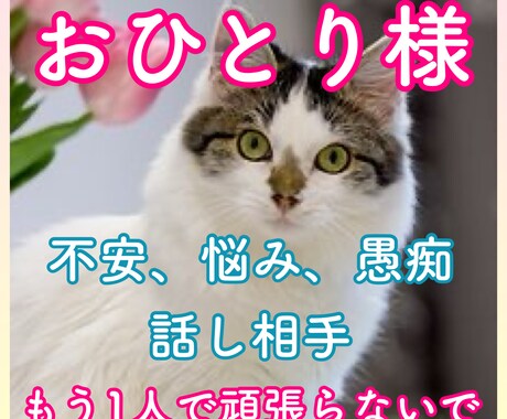 おひとり様の不安•寂しさ•悩み受け止めます 離婚•未婚•子供いない方向け⭐︎もう1人で頑張らなくていいよ イメージ2