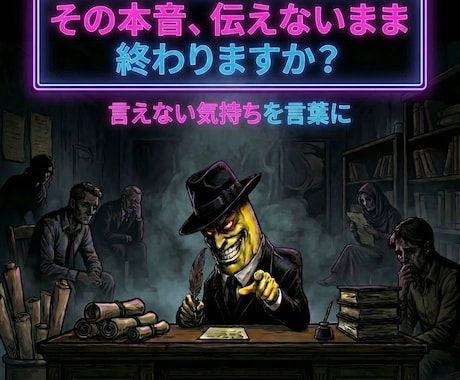 感謝・別れ・想い|言えない本音を手紙にします 伝えられない気持ちを言葉にします イメージ1