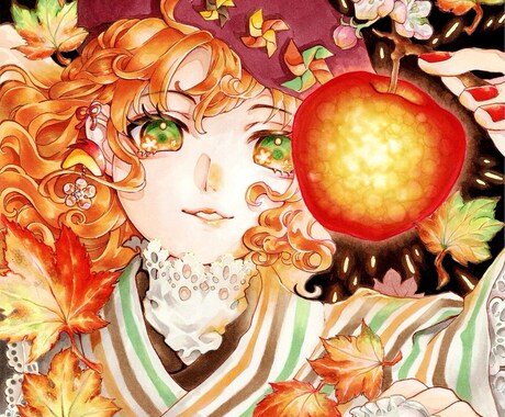 コピックや色鉛筆で一枚絵描きます アナログ特有のあたたかイラストが欲しい方へ イメージ1
