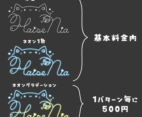 商用利用料込！オシャレな筆記体サイン作成します 商用利用込でグッズの使用可！オリジナルサイン作りませんか？ イメージ2