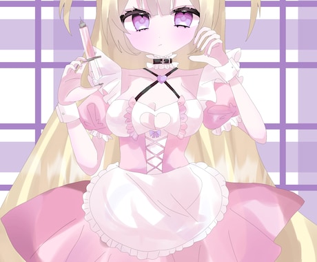 ちゅるんとした萌え系イラストお描きします 可愛い萌え萌えなイラストお届けします！ イメージ2