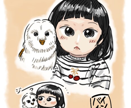 可愛いイラスト描きます オリジナルイラストが欲しい方へお届けします！ イメージ2