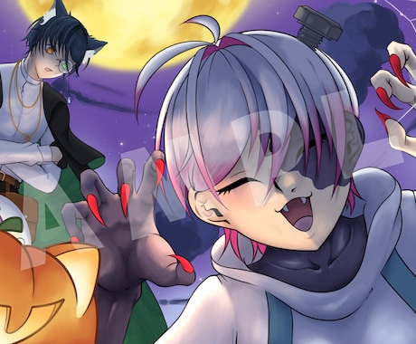商用利用〇 パーツ分けイラストを制作します モデリングしやすいパーツ構成で、丁寧に制作します。 イメージ2